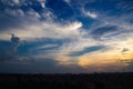 Blue clouds of summer dreams Royalty Free Stock Photo